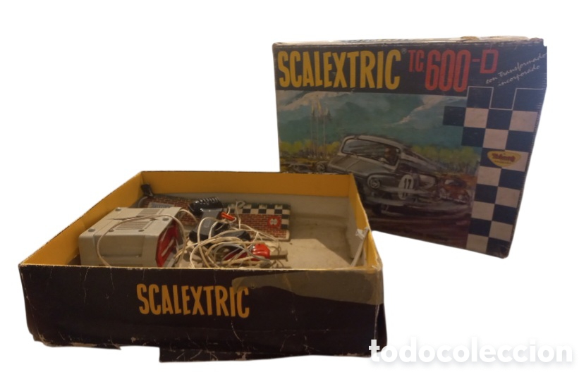 Scalextric: SCALEXTRIC TC 600D, DOCUMENTACION, COCHE, ACCESORIOS Y TRANSFORMADOR - Foto 2