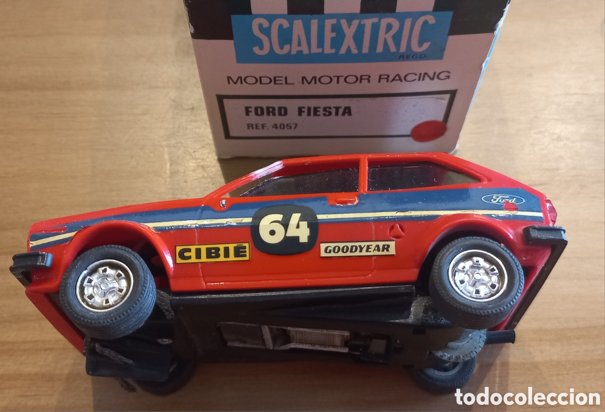 Scalextric: SCALEXTRIC FORD FIESTA REF. 4057 CON CAJA ORIGINAL - Foto 2