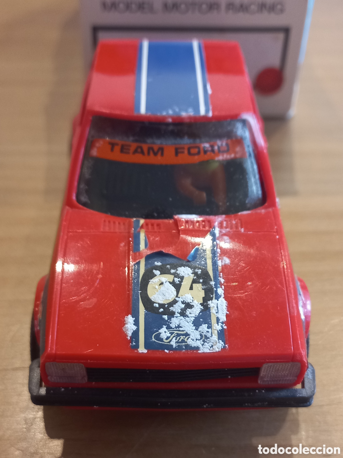 Scalextric: SCALEXTRIC FORD FIESTA REF. 4057 CON CAJA ORIGINAL - Foto 5