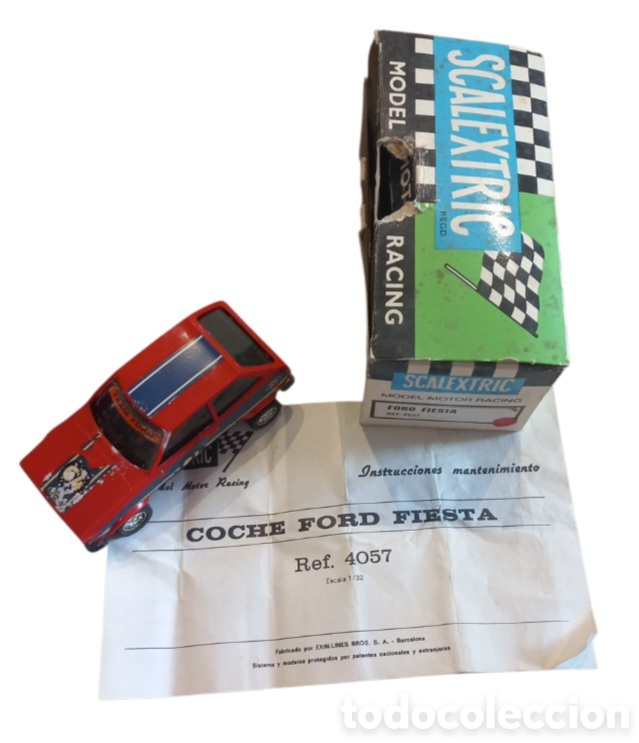 Scalextric: SCALEXTRIC FORD FIESTA REF. 4057 CON CAJA ORIGINAL
