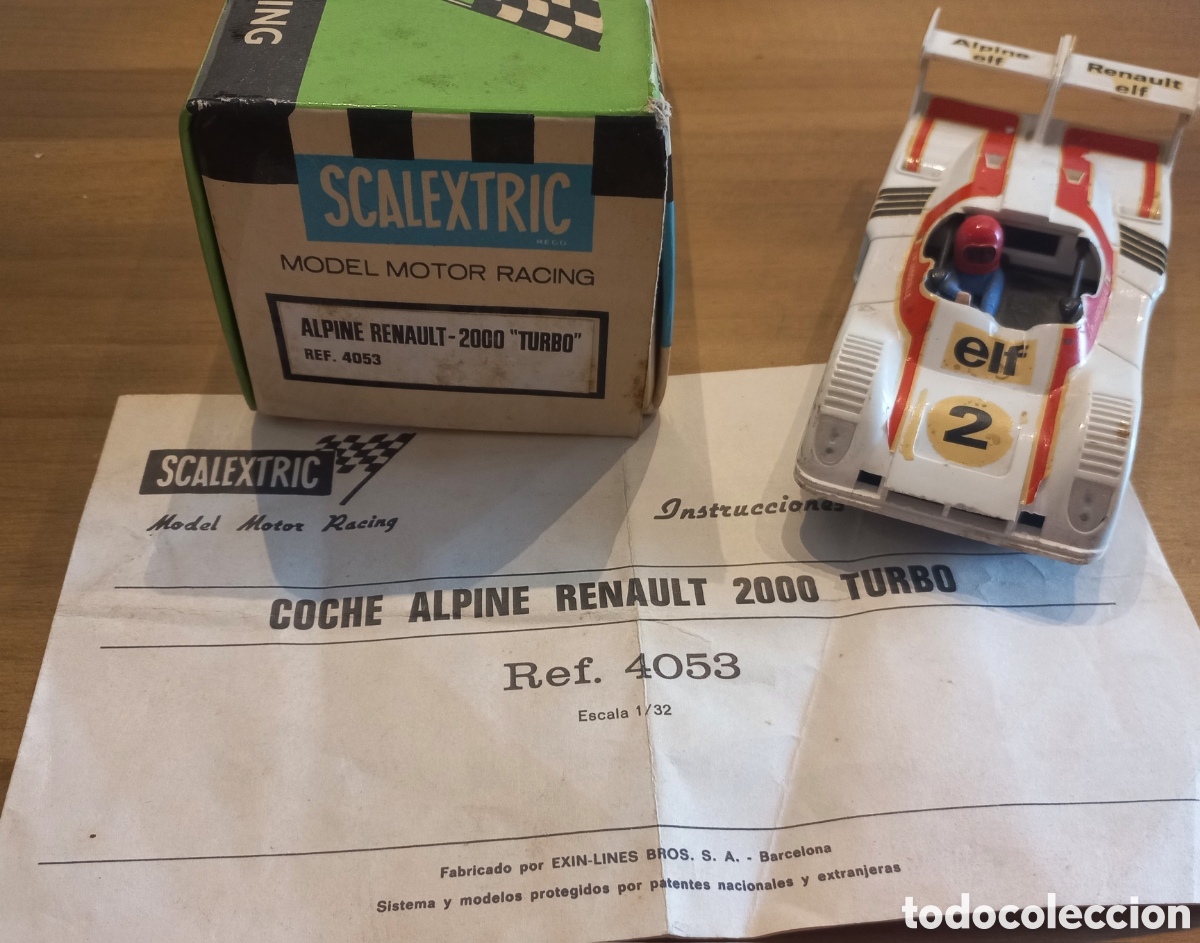 Scalextric: SCALEXTRIC EXIN - ALPINE RENAULT 2000 TURBO - CON CAJA Y MANUAL REF 4053
