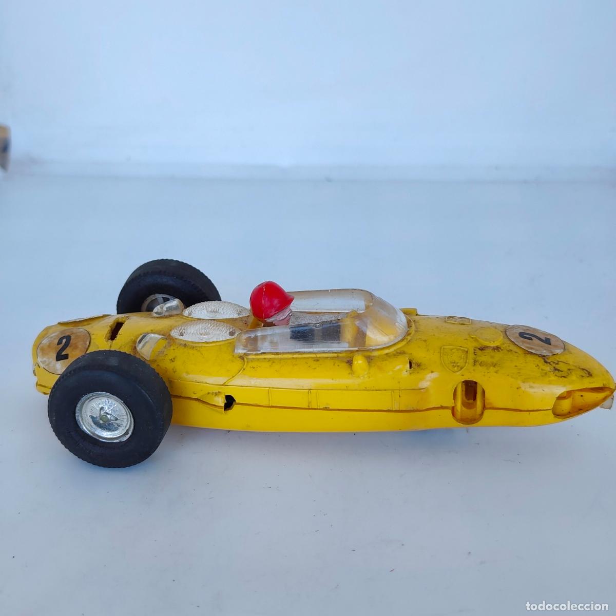 Scalextric: FERRARI AMARILLO F1 156 guia fija DE SCALEXTRIC TRI ANGTRIANG