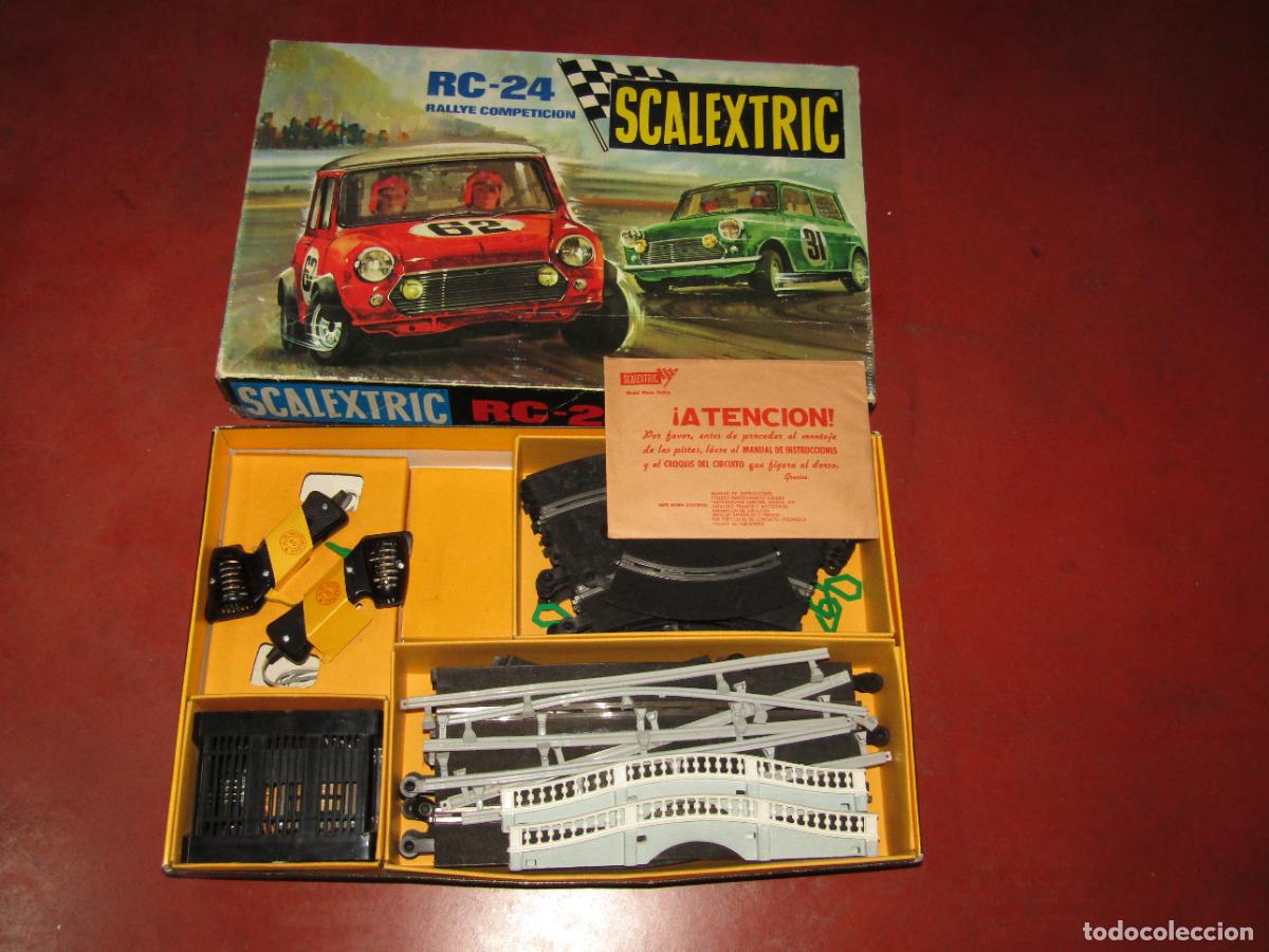 Scalextric: Antigua Caja RC-24 RALLYE COMPETICI&Oacute;N de SCALEXTRIC EXIN