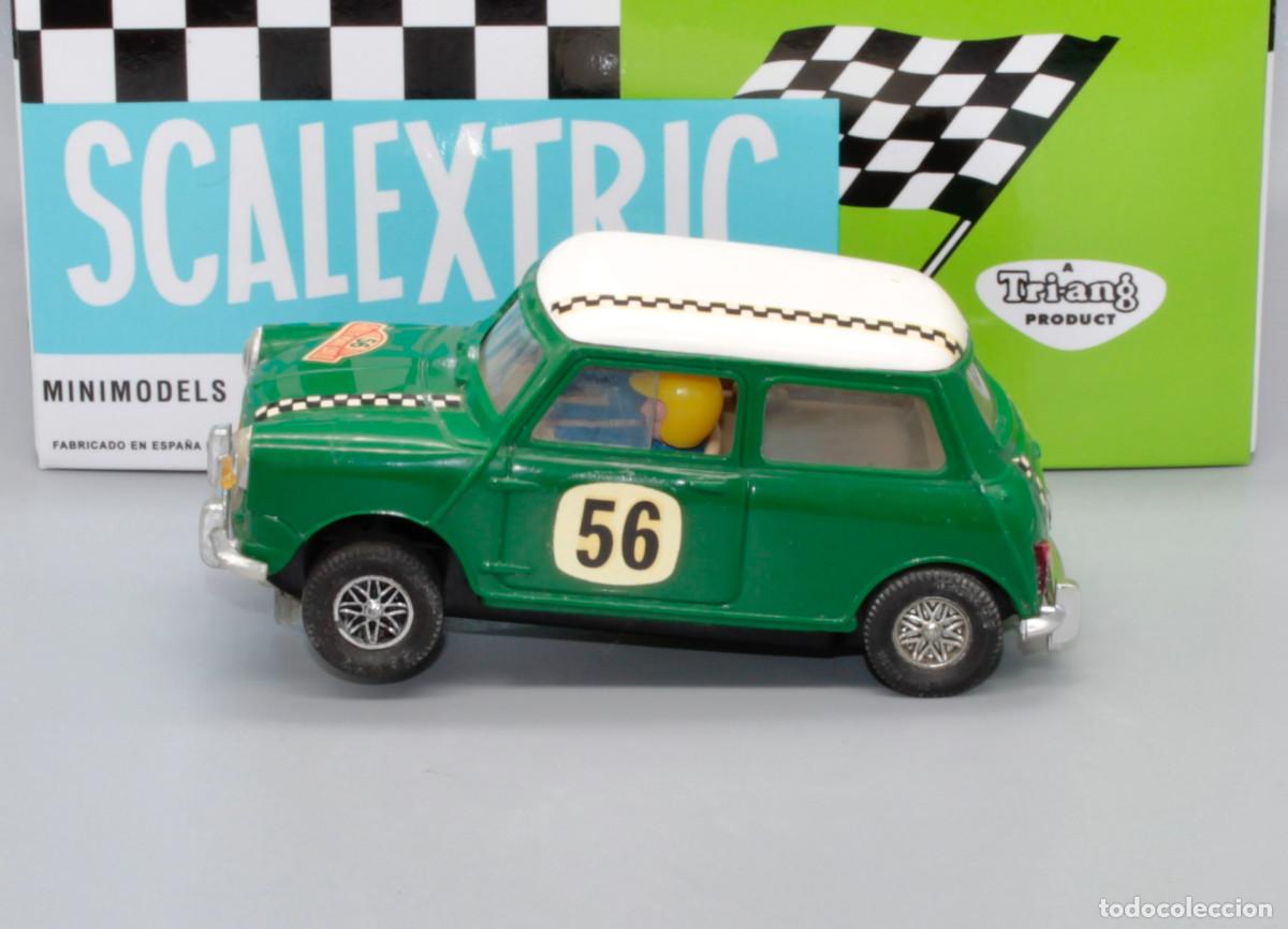 Scalextric: Mini Cooper C-45 verde Scalextric Exin - Foto 6