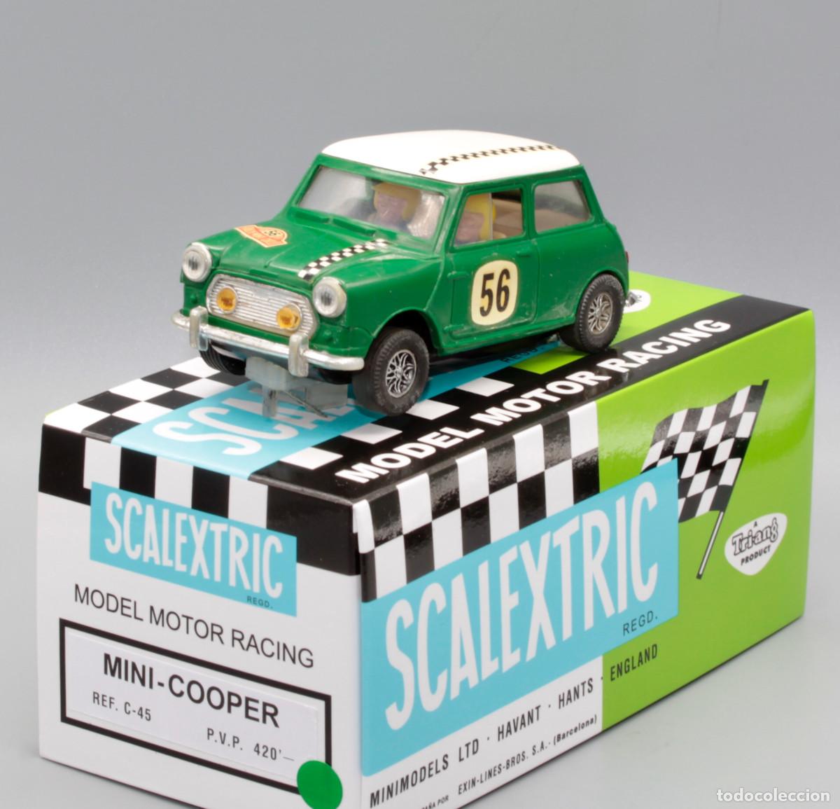 Scalextric: Mini Cooper C-45 verde Scalextric Exin - Foto 1