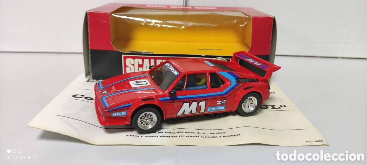 Scalextric: BMW M1 ROJO SEGUNDA SERIE CON CAJA SCALEXTRIC EXIN