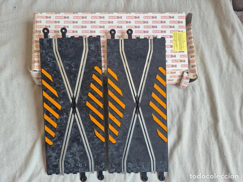 Scalextric: Scalextric - 2 Piezas de cruce REF. 3060 Caja Original - Foto 2