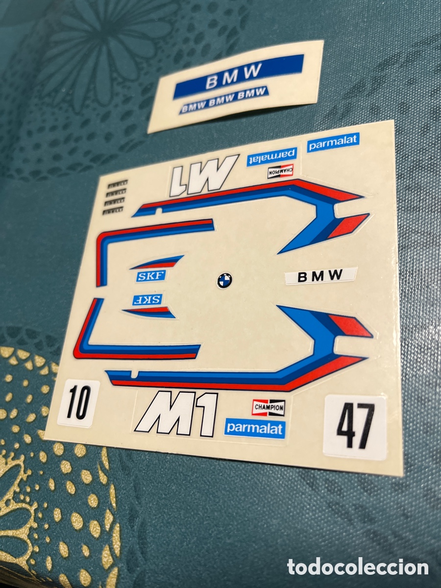 Scalextric: Adhesivos Troquelados de BMW M1 Scalextric Exin