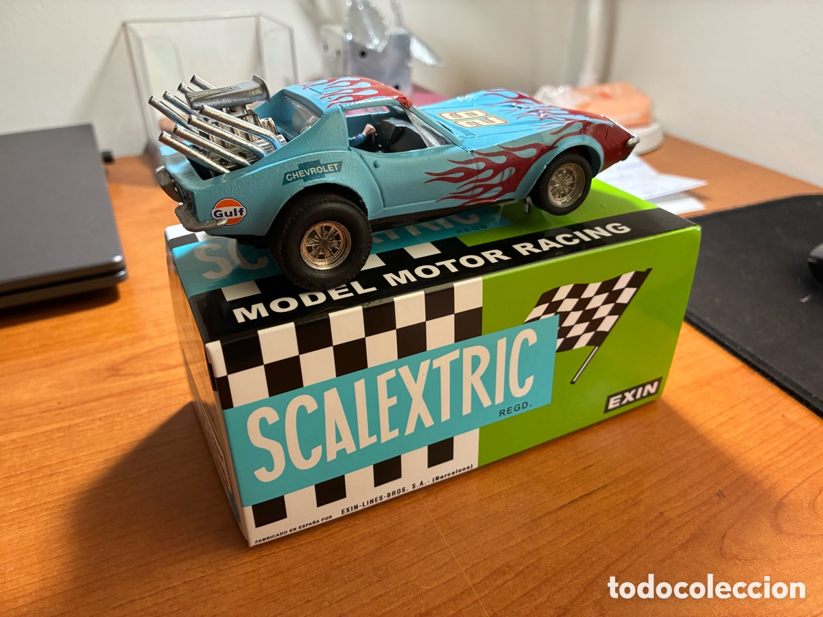 Scalextric: Chevrolet corvette Dragster de scalextric - Foto 8