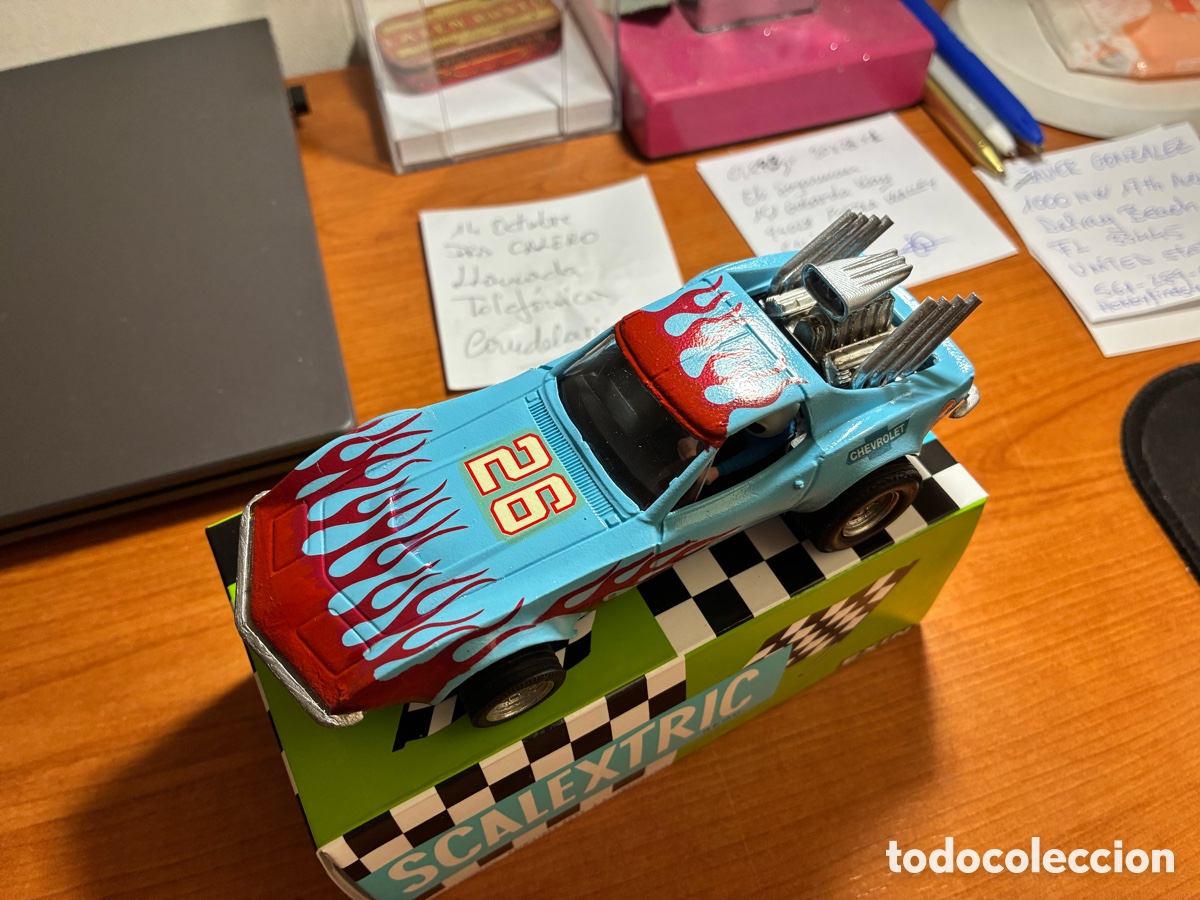 Scalextric: Chevrolet corvette Dragster de scalextric