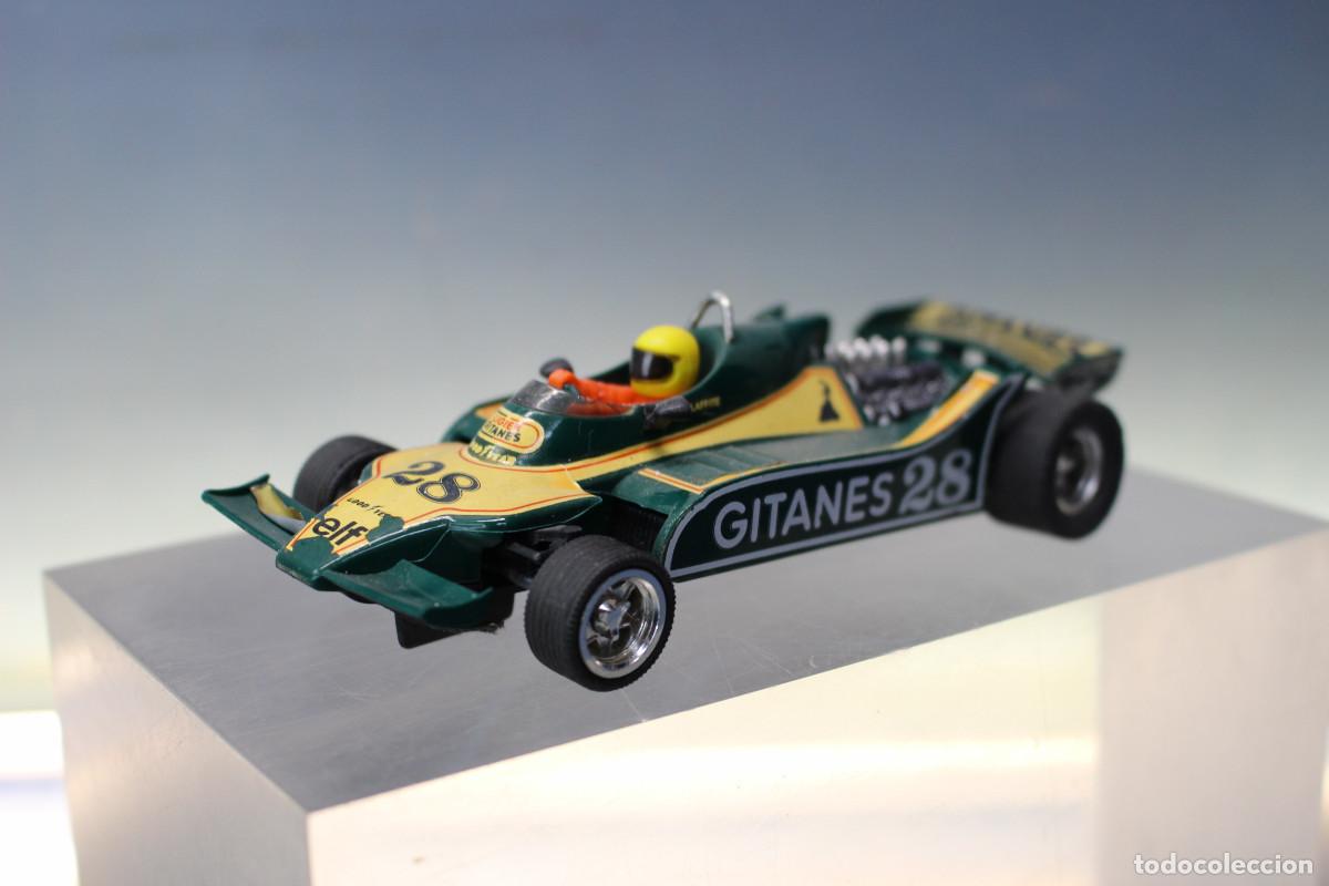Scalextric: Coche Ligier JS-11 F1 Scalextric Exin 4060. Verde.