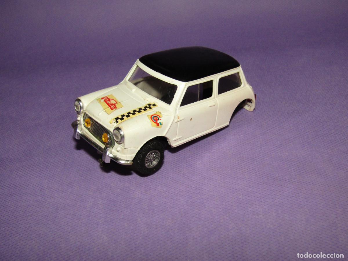 Scalextric: Antiguo Chasis y Carrocer&iacute;a del MINI COOPER Ref. C-45 de SCALEXTRIC EXIN - Foto 5