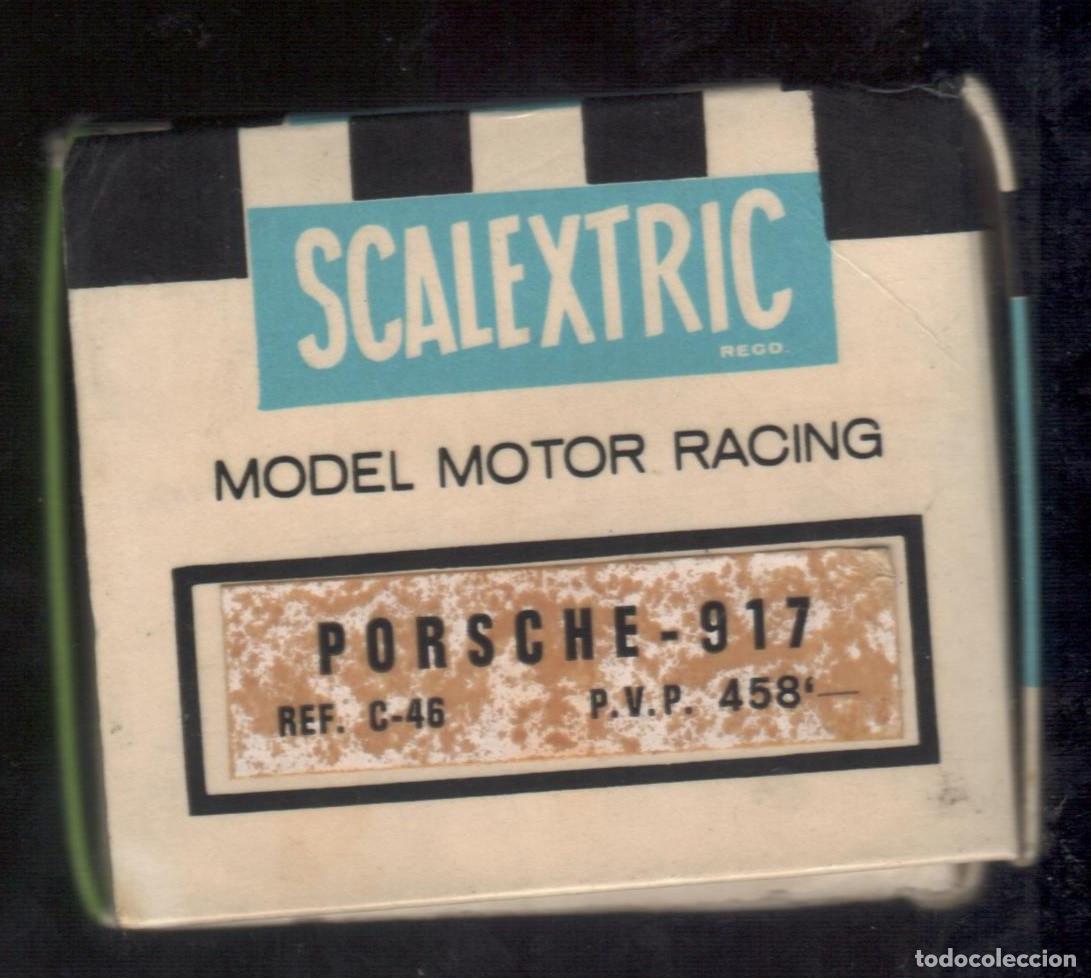 Scalextric: SCALEXTRIC caja vacia de Porche 917 Muy bien conservada