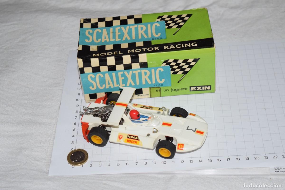 Scalextric: SCALEXTRIC EXIN original / SIGMA - Ref. C-47 / Color BLANCO, caja - Made In Spain - &iexcl;MIRA, funciona!