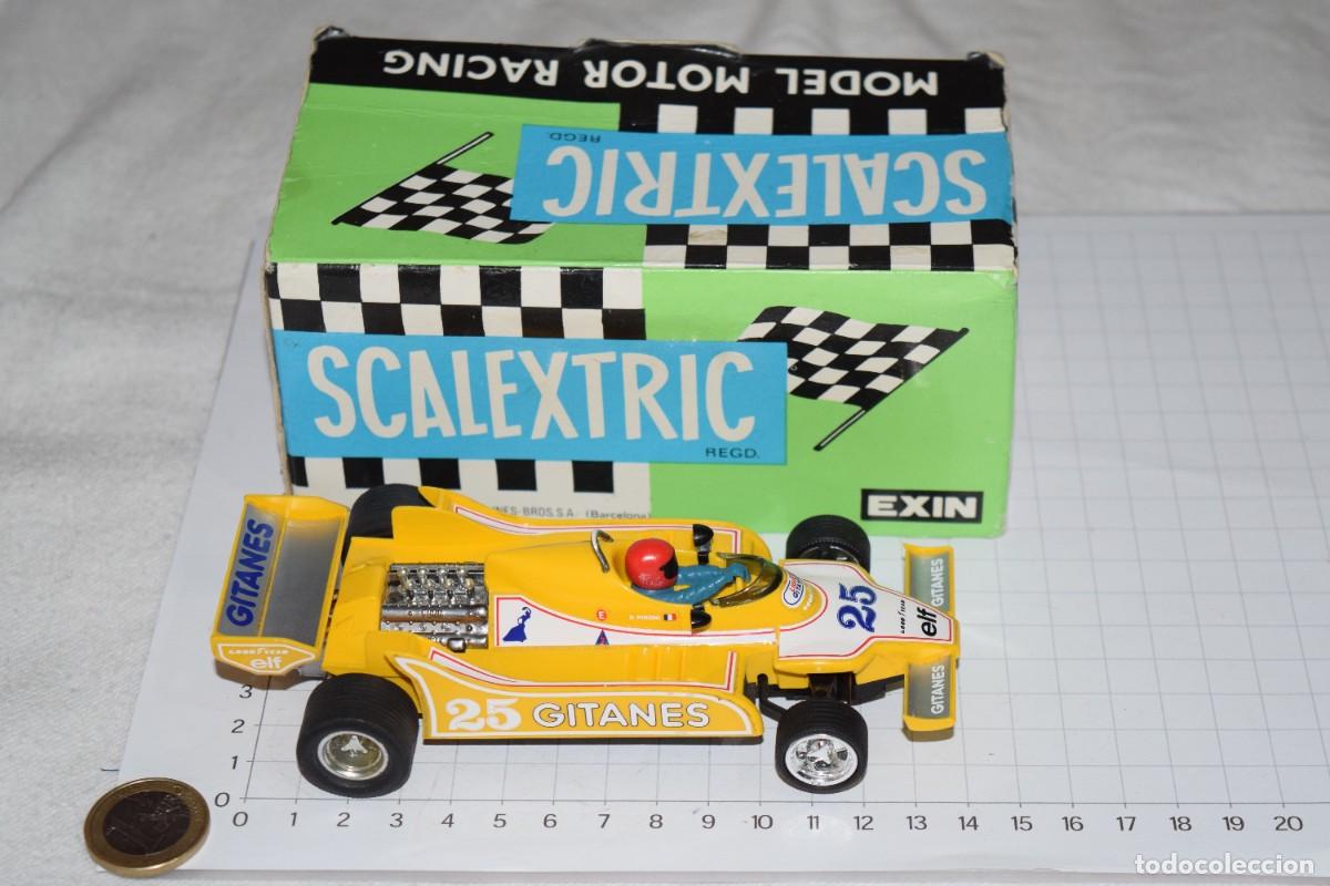 Scalextric: SCALEXTRIC EXIN original / SIGMA - Ref. C-47 / Color BLANCO, caja - Made In Spain - &iexcl;MIRA, funciona!
