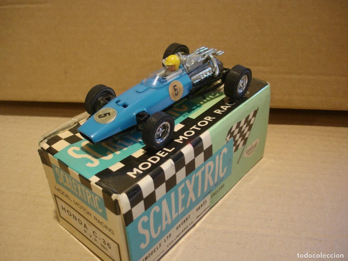 Scalextric: EXIN HONDA 1&ordf; AZUL NEGRO REF C-36 CON SU CAJA