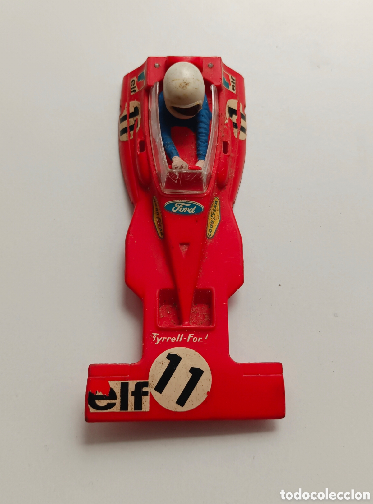Scalextric: Carroceria ford tyrrell roja casco blanco scalextric exin