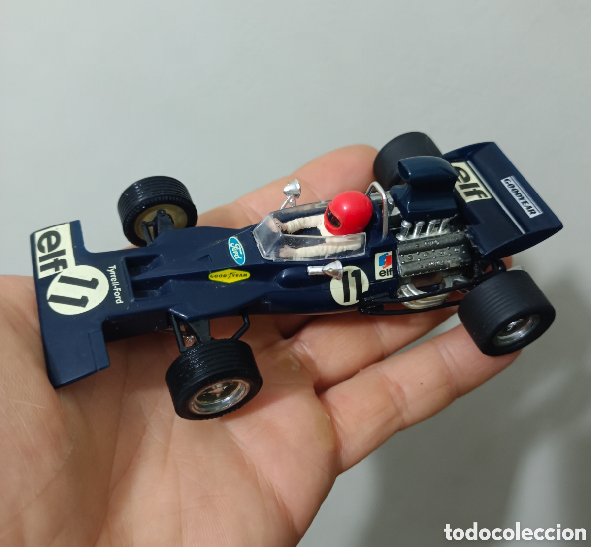 Scalextric: Ford tyrrell azul oscuro tintado scalextric exin