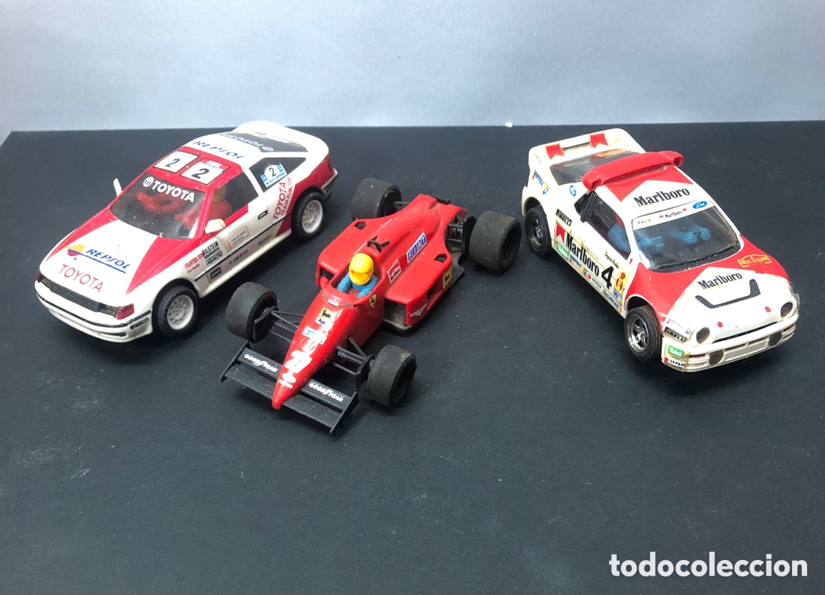 Scalextric: Lote 3 coches Scalextric antiguos