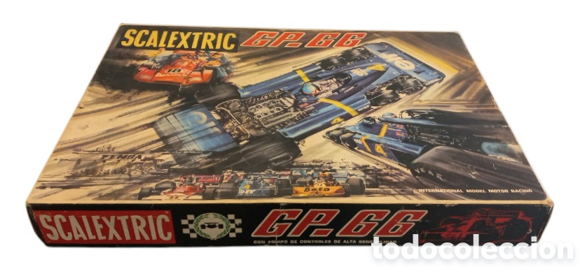 Scalextric: SCALEXTRIC GP-66 CON 2 COCHES TYRRELL P-34 F&Oacute;RMULA 1. EXIN-LINES BROS. A&Ntilde;OS 70