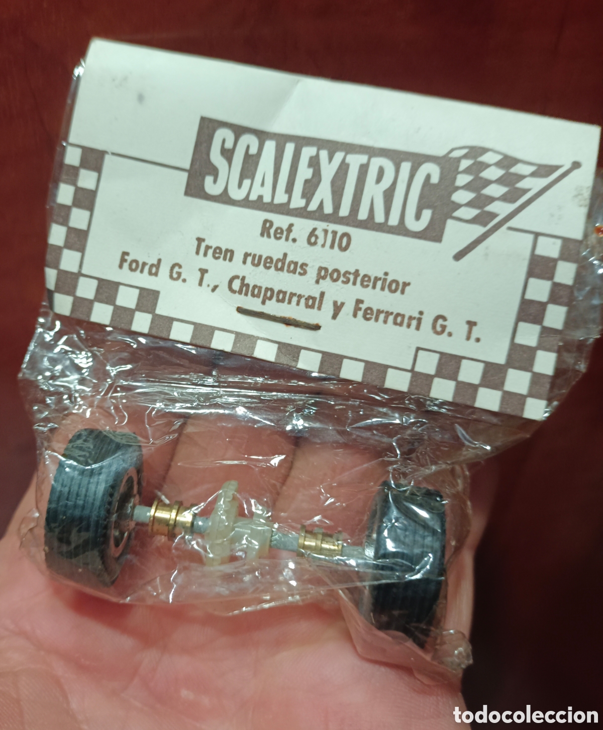 Scalextric: Blister eje trasero Ford G.T , Chaparral , Ferrari G.T nuevo !!!