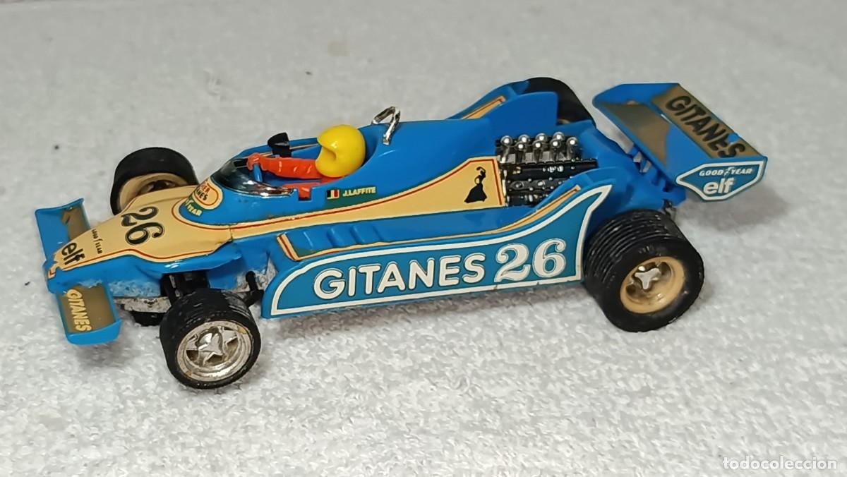 Scalextric: SCALEXTRIC EXIN : ANTIGUO COCHE LIGIER JS 11 F-1 GITANES AZUL REF. 4060 A&Ntilde;OS 80