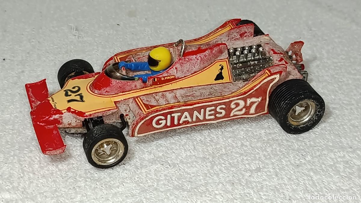 Scalextric: SCALEXTRIC EXIN : ANTIGUO COCHE LIGIER JS 11 F-1 GITANES ROJO REF. 4060 A&Ntilde;OS 80