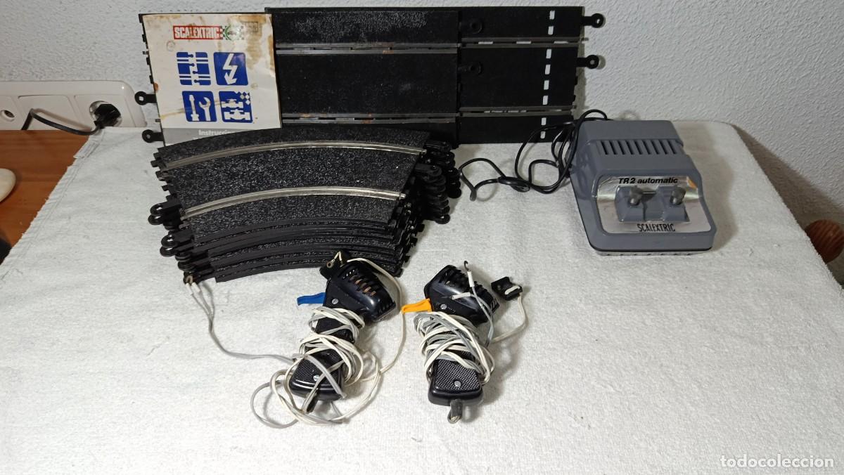 Scalextric: SCALEXTRIC EXIN : ANTIGUO CIRCUITO GP 16 CON 2 MANDOS Y TRANSFORMADOR TR2 A&Ntilde;OS 80