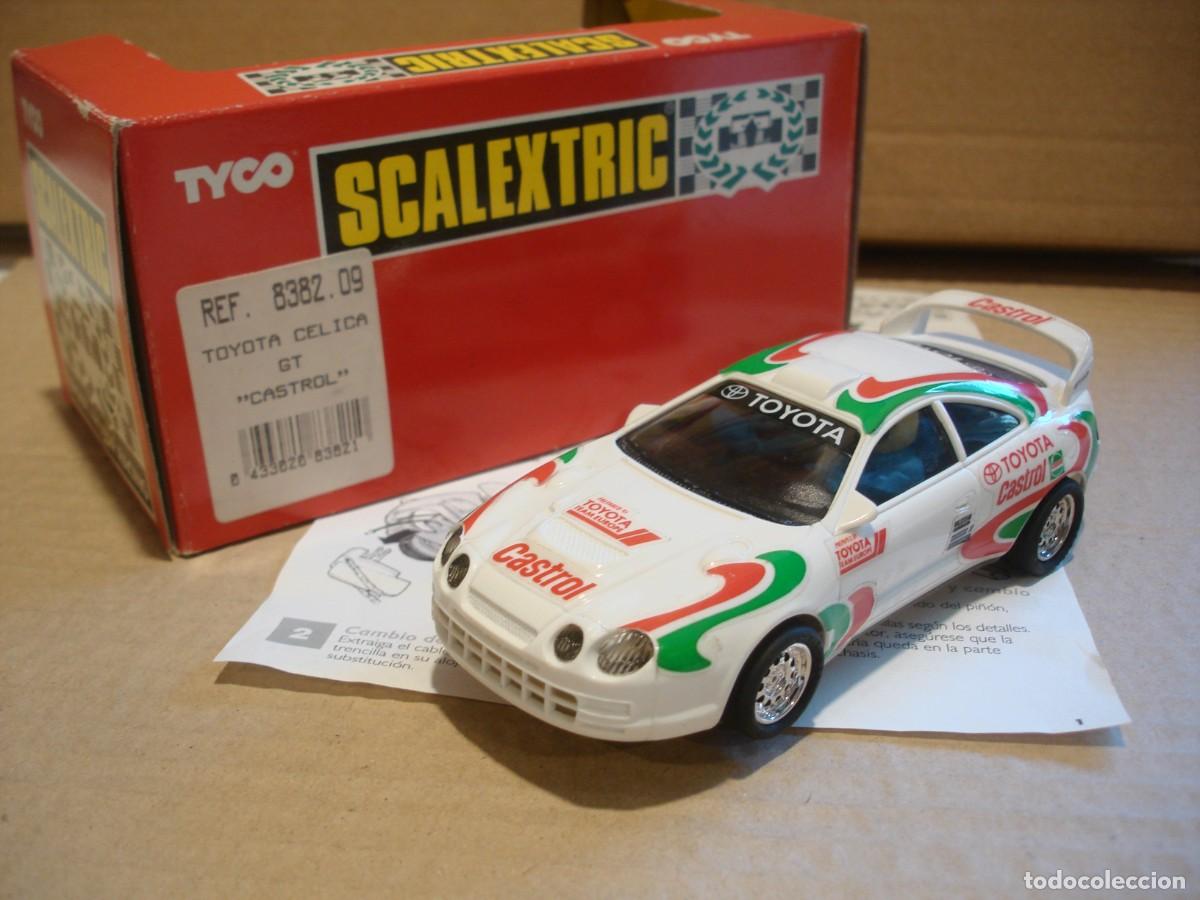 Scalextric: SCALEXTRIC TOYOTA CHASIS TRANSPARENTE REF 8382 CON CAJA E INSTRUCCIONES