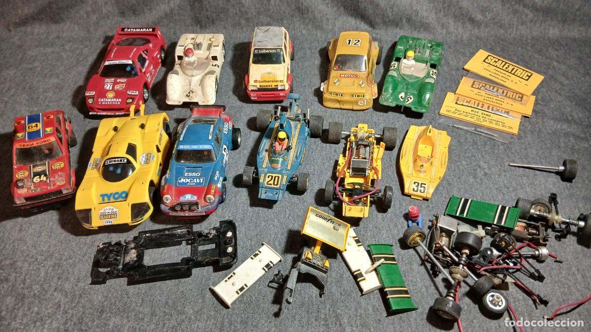 Scalextric: LOTE DESGUACE RESTAURACION SCALEXTRIC EXIN 1