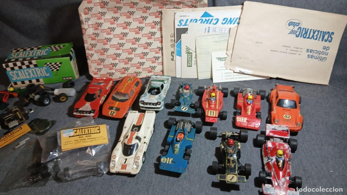 Scalextric: LOTE DESGUACE RESTAURACION SCALEXTRIC EXIN 2
