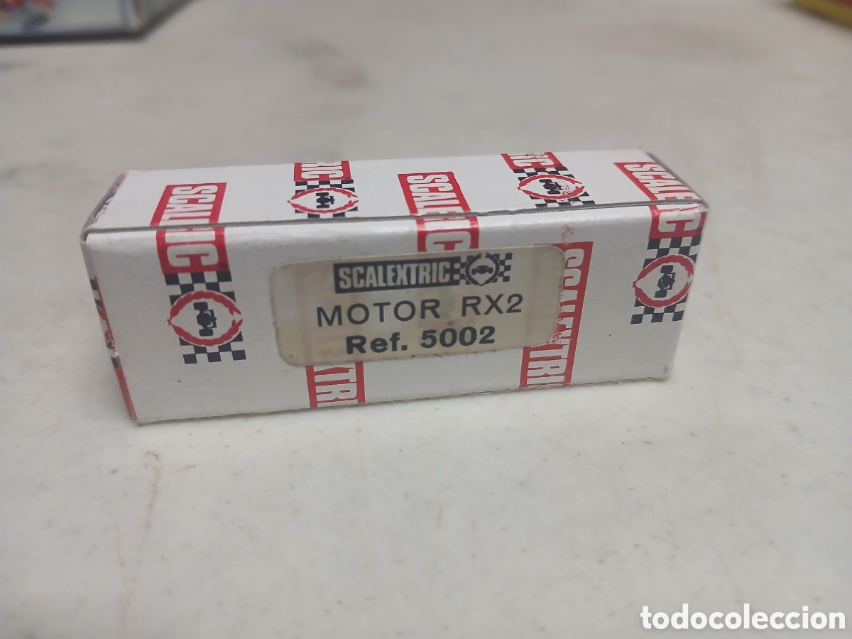 Scalextric: Scalextric exin motor rx2 ref-5002 pi&ntilde;on negro nuevo