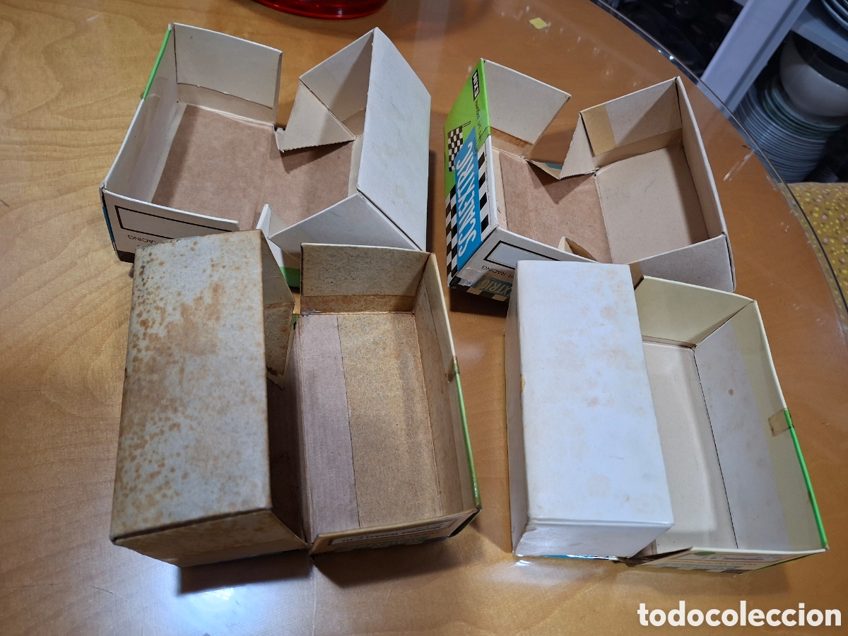 Scalextric: 4 cajas scalextric exin