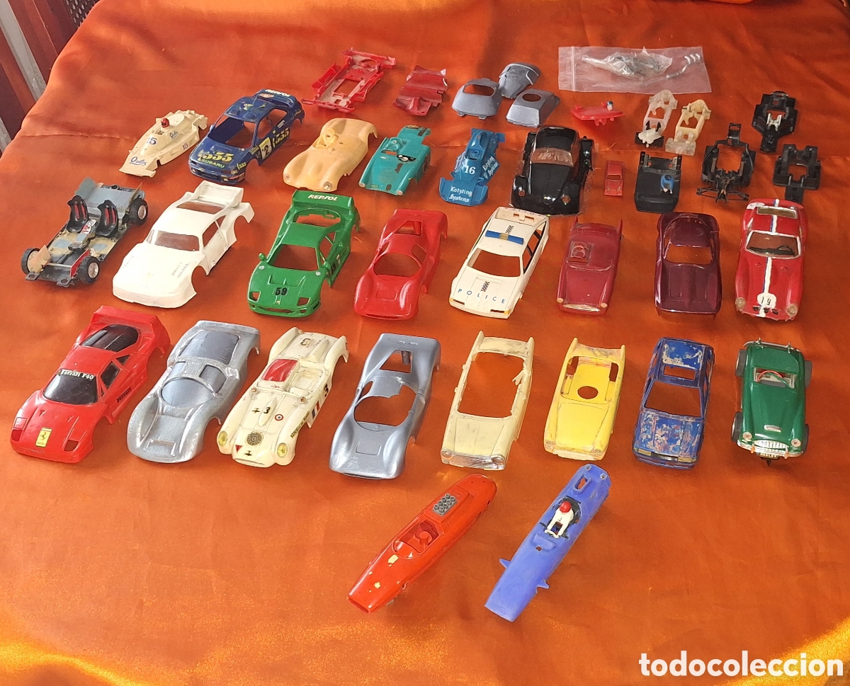 Scalextric: Lote de Carrocerias y Piezas de Coches Scalextric