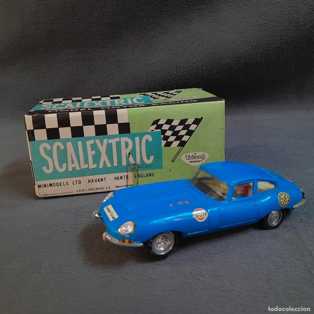 Scalextric: 249. COCHE SCALEXTRIC JAGUAR E REF. C-34 AZUL. EXIN. 1968 - Foto 1