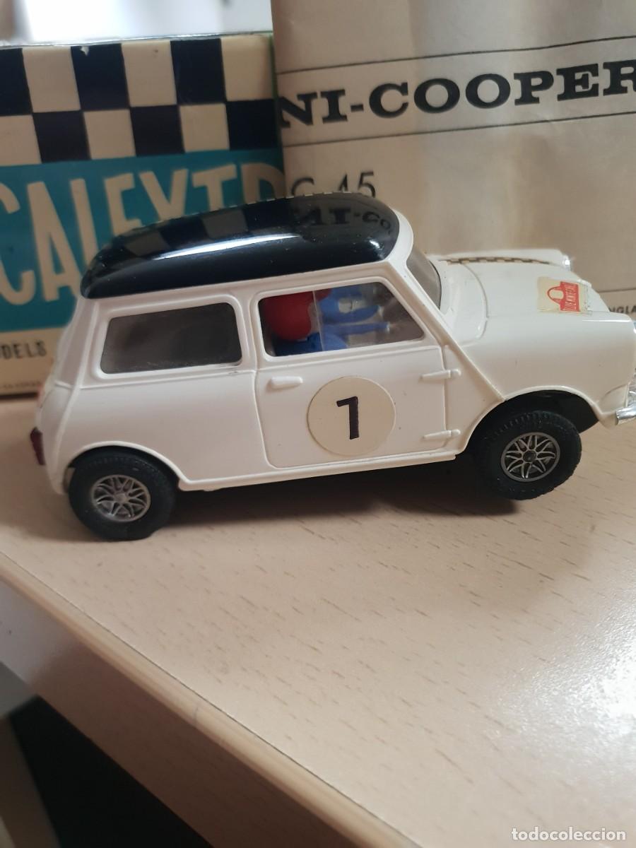 Scalextric: Coche scalextric Mini Cooper ref c- 45 original blanco - Foto 2