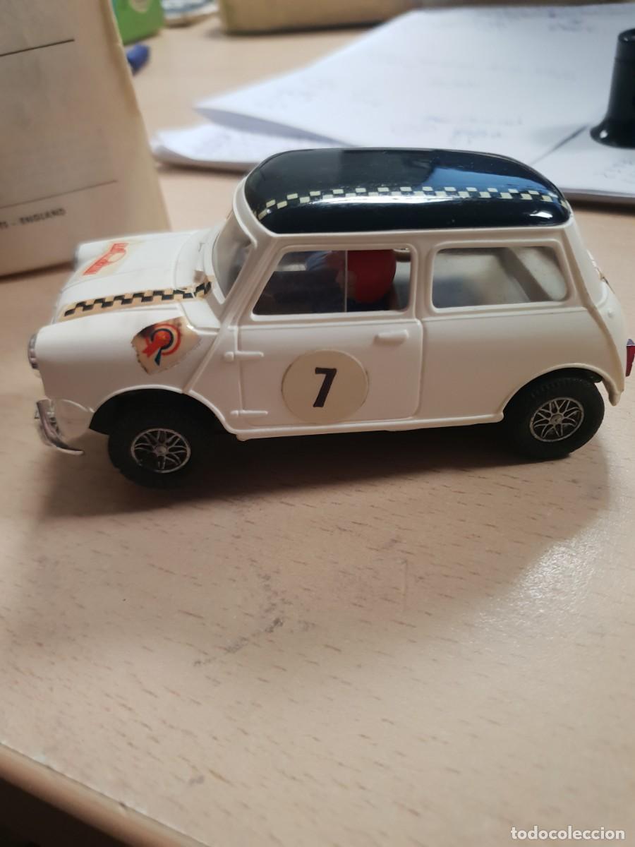 Scalextric: Coche scalextric Mini Cooper ref c- 45 original blanco - Foto 5