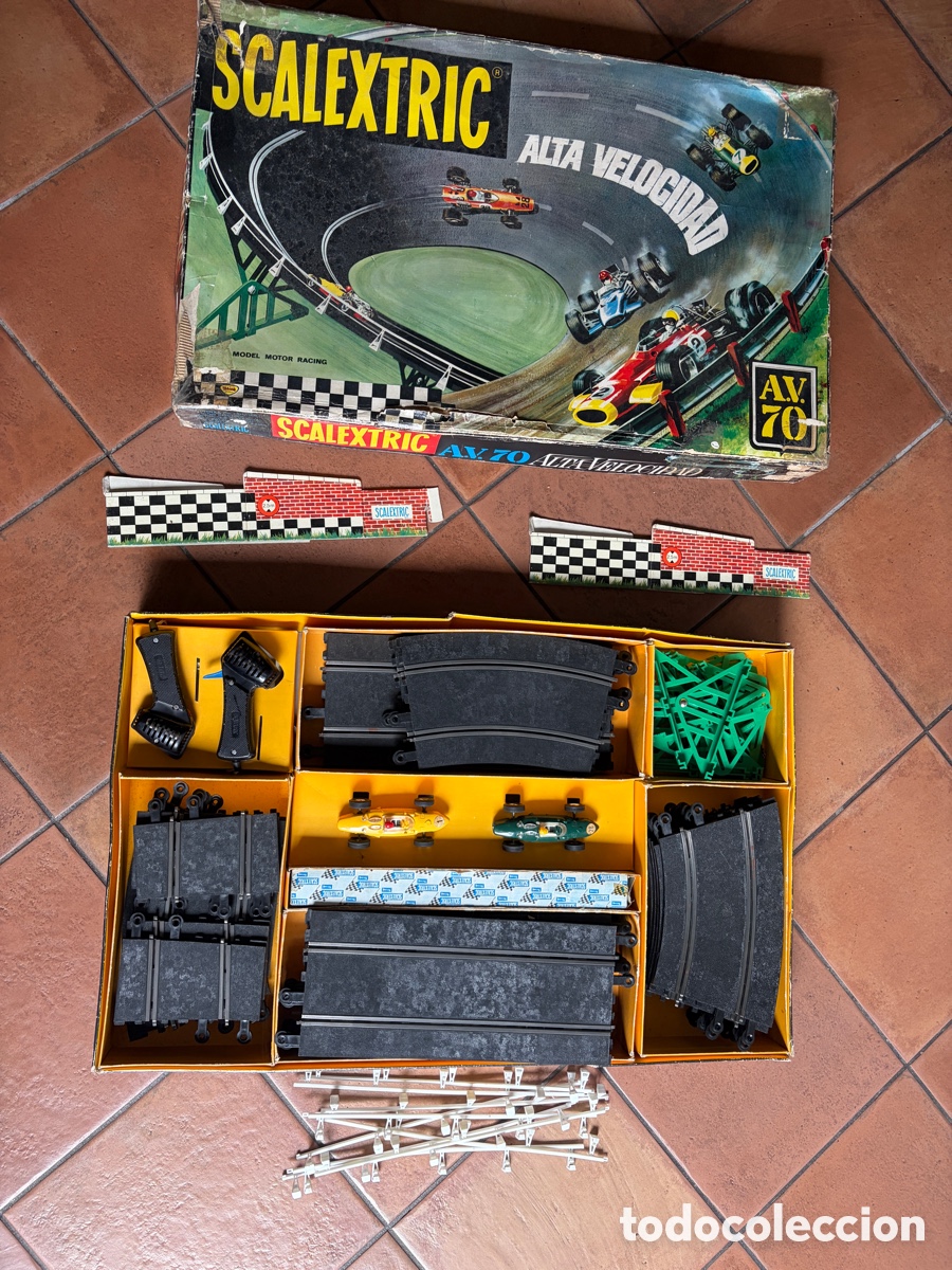 Scalextric: Caja circuito ALTA VELOCIDAD AV 70 EXIN 2 FERRARI 156