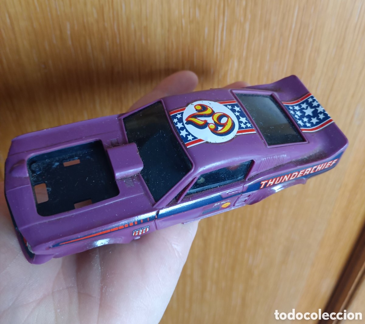 Scalextric: Carroceria ford mustang lila scalextric exin al&ntilde;os 70