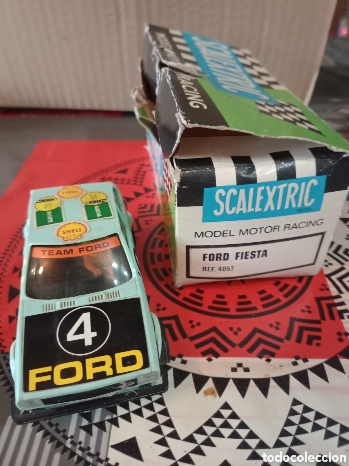 Scalextric: Scalextric Ford fiesta referencia 4057
