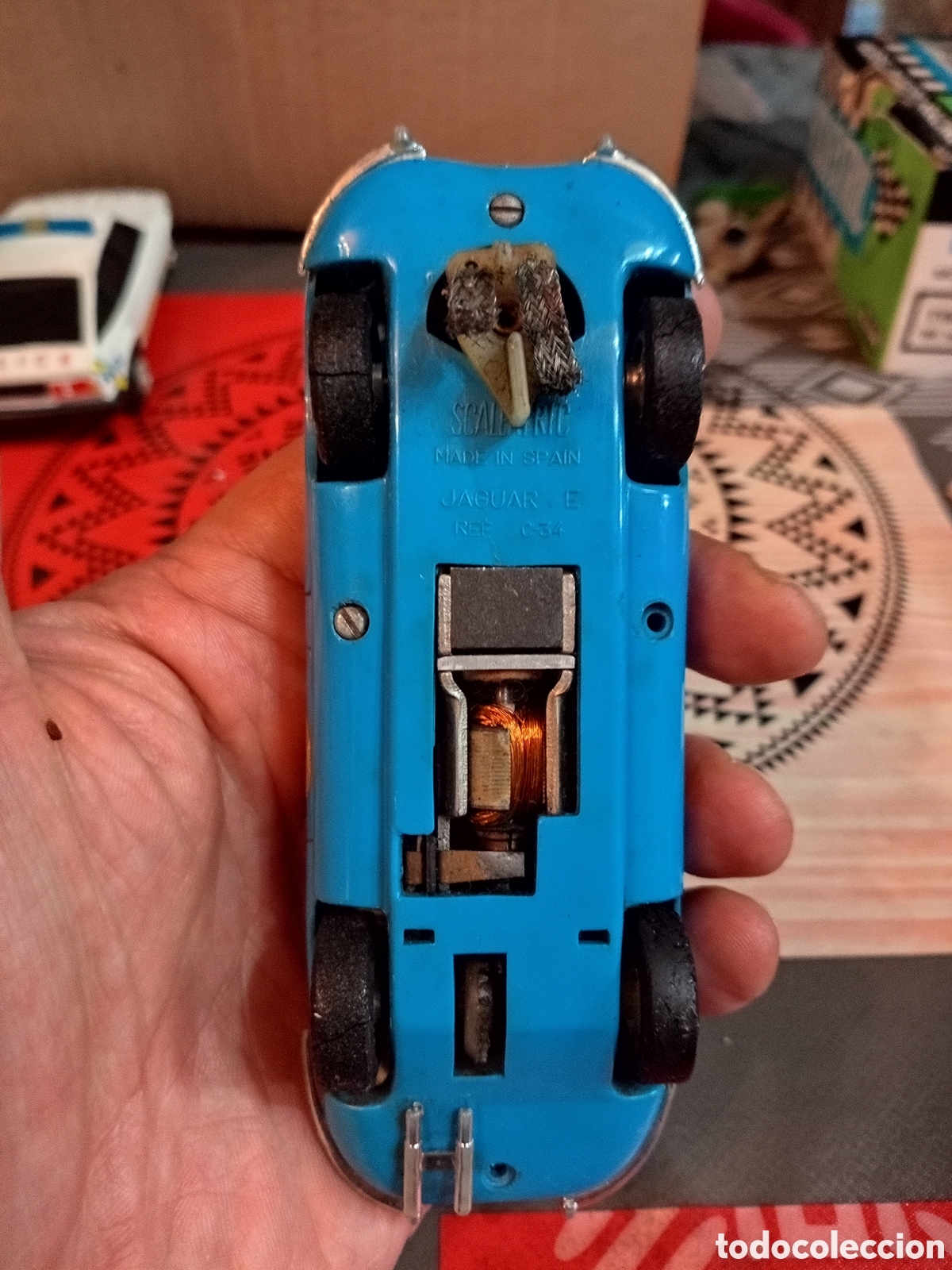 Scalextric: Scalextric Jaguar E. Referencia C-34 - Foto 4