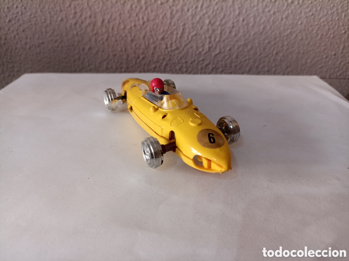 Scalextric: SCALEXTRIC EXIN FERRARI DOBLE GUIA AMARILLO