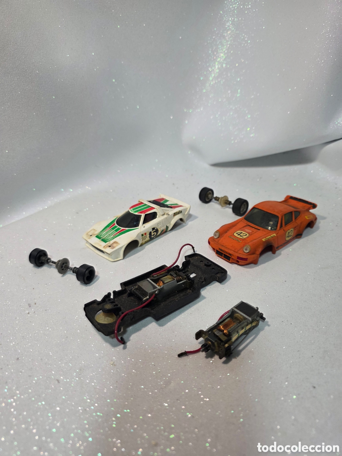 Scalextric: Lote despiece scalextric variado