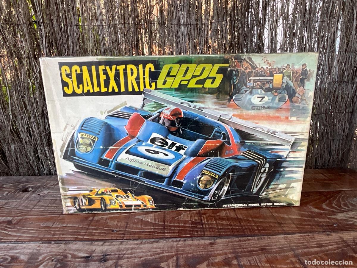 Scalextric: SCALEXTRIC CIRCUITO GP 25 CAJA VAC&Iacute;A - ESTAN PROTEGIDAS CON PL&Aacute;STICO - DECORACION CAJAS SCALEXTRIC
