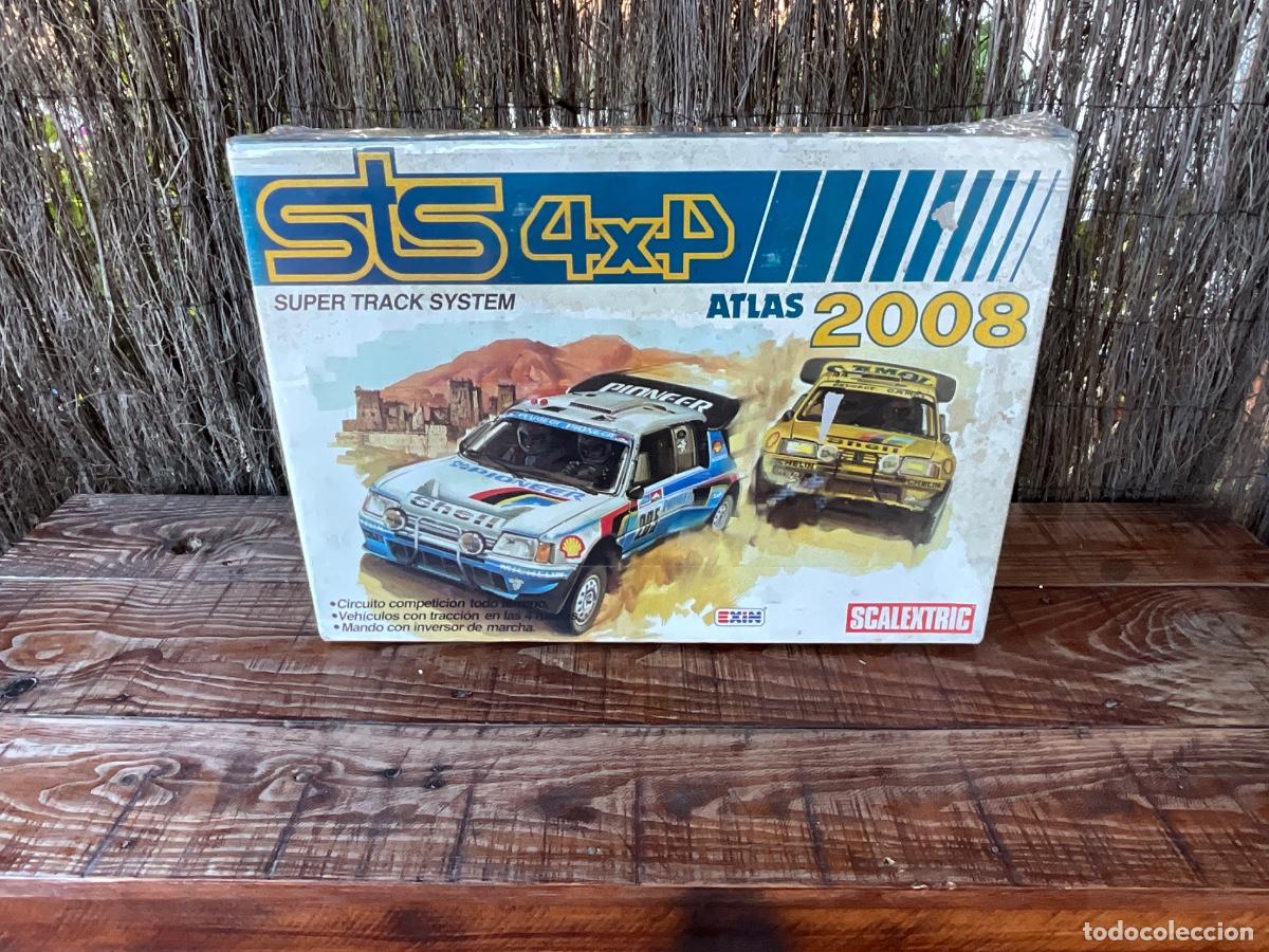 Scalextric: SCALEXTRIC CIRCUITO ATLAS 2008 STS 4x4-CAJA VAC&Iacute;A-ESTAN PROTEGIDA CON PL&Aacute;STICO-DECORACION SCALEXTRIC