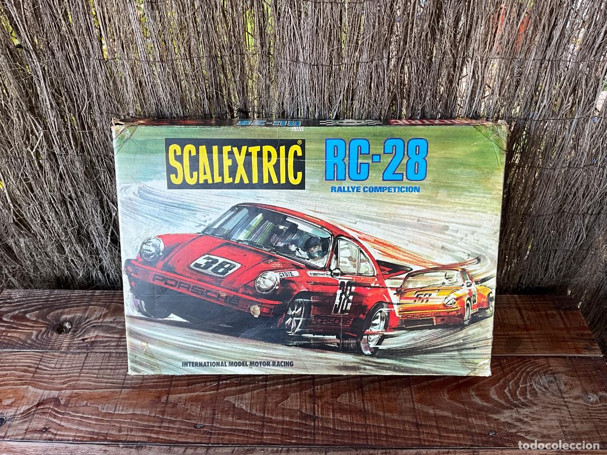 Scalextric: SCALEXTRIC CIRCUITO GR-28 RALLYE COMPETICION - CAJA VAC&Iacute;A - ESTA CON USO Y FALTAS - MIRAR FOTOS