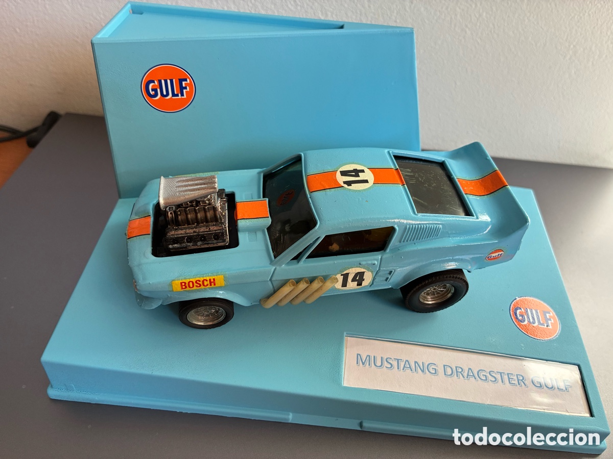 Scalextric: Mustang dragster Gulf transformaci&oacute;n - Foto 2