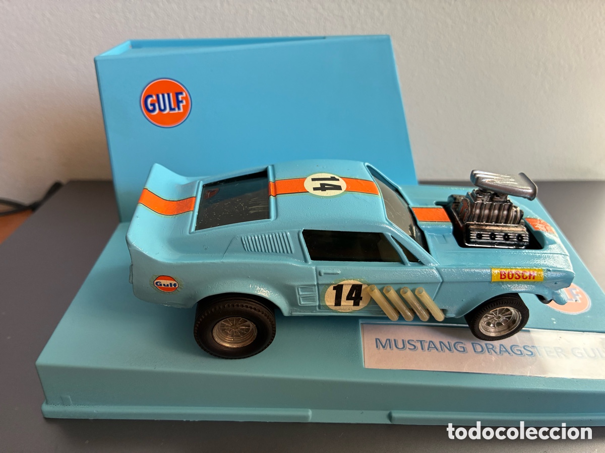 Scalextric: Mustang dragster Gulf transformaci&oacute;n - Foto 4