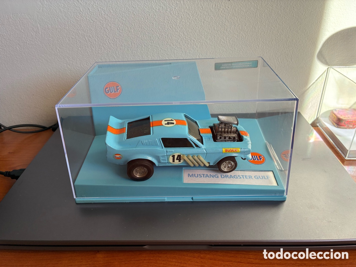 Scalextric: Mustang dragster Gulf transformaci&oacute;n - Foto 6