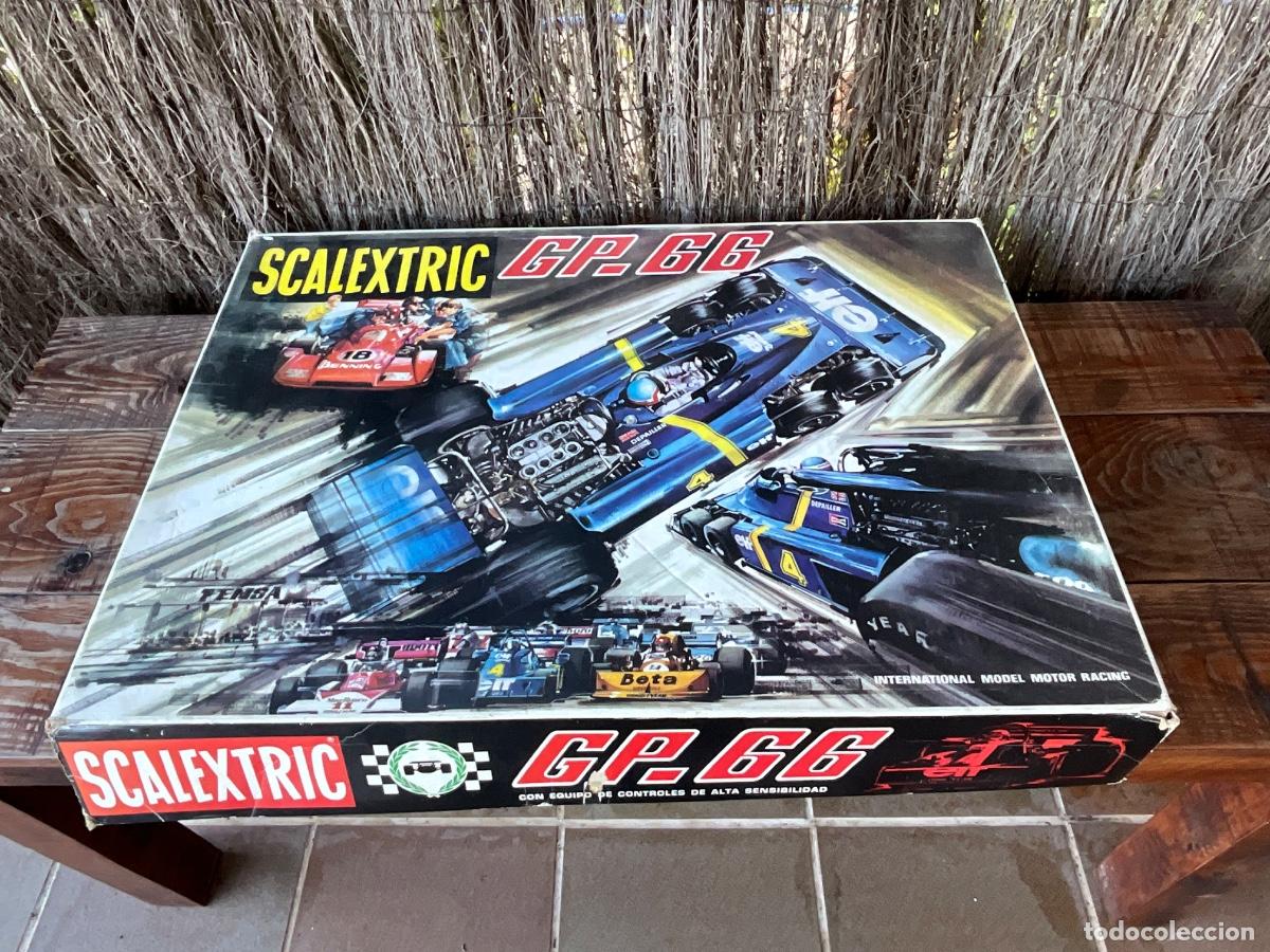 Scalextric: SCALEXTRIC CIRCUITO GP 66 - CAJA SIN COCHES - ESTA CON USO Y FALTAS - MIRAR FOTOS